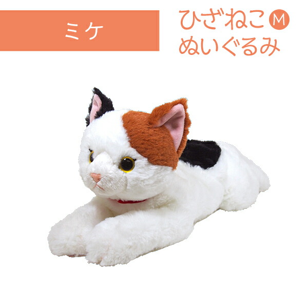 贈物 ひざねこ M ミケ ぬいぐるみ ペット用品 猫用品 オーナーグッズ qdtek.vn