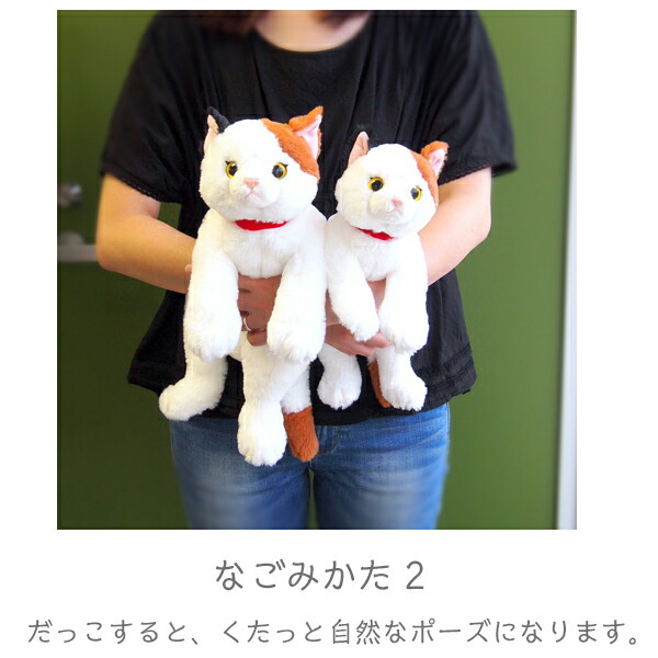 贈物 ひざねこ M ミケ ぬいぐるみ ペット用品 猫用品 オーナーグッズ qdtek.vn