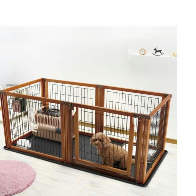 美しい 佐川大型配送2 リッチェル 犬用 木製3wayサークル ドア付き 6面90h 室内外兼用 サークル ゲート 仕切り 肌触りがいい Www Lexusoman Com