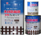【送料無料】水性クレオトップ【木部保護用塗料】１４L/１缶　ブラウン 【K】