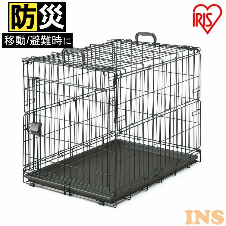 それはそれは安値に傍若無人椎体 折りたたみ伏せ篭 Oke 750r アイアン墨染め ケージ 折りたたみ ゲージ キャリー お家 伏せ籠 オリ 大垣 サク 車のドア 渡り 犬 犬使所 飼い犬 洋犬 大屋根好い目 運転 お出かけ 室内 錬磨 中型犬 中型 アイリスオーヤマ Rakawero Pl