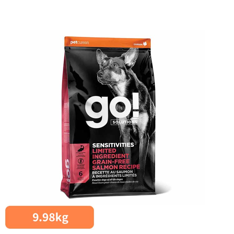 GO！センシティブLID サーモン 9.98kg ドッグフード グレインフリー プレミアムフード アレルギー サーモン 全年齢 全犬種 サーモン シンプル 敏感 グローバルペットニュートリション 【B】