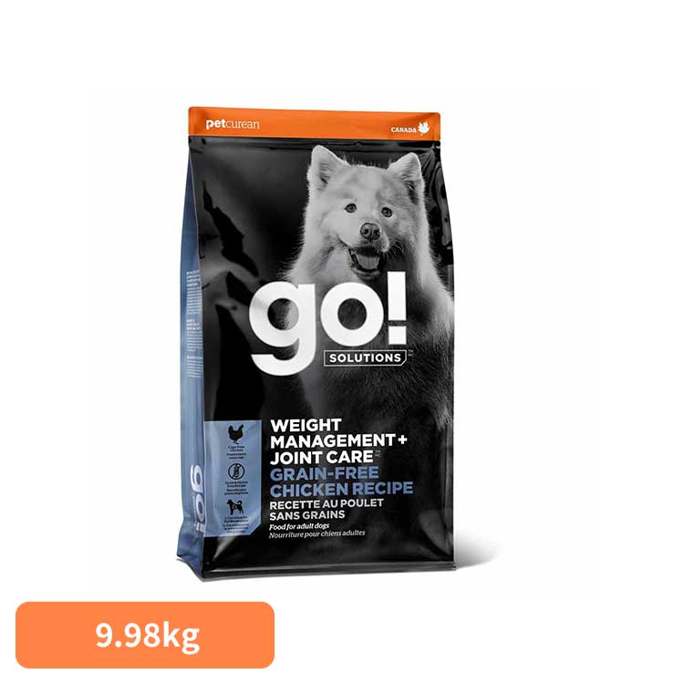 GO！ダイエット+関節ケア チキン 9.98kg ドッグフード グレインフリー プレミアムフード ダイエット 体重 関節 成犬 シニア チキン 生肉 グローバルペットニュートリション 【B】｜快適ペットライフ