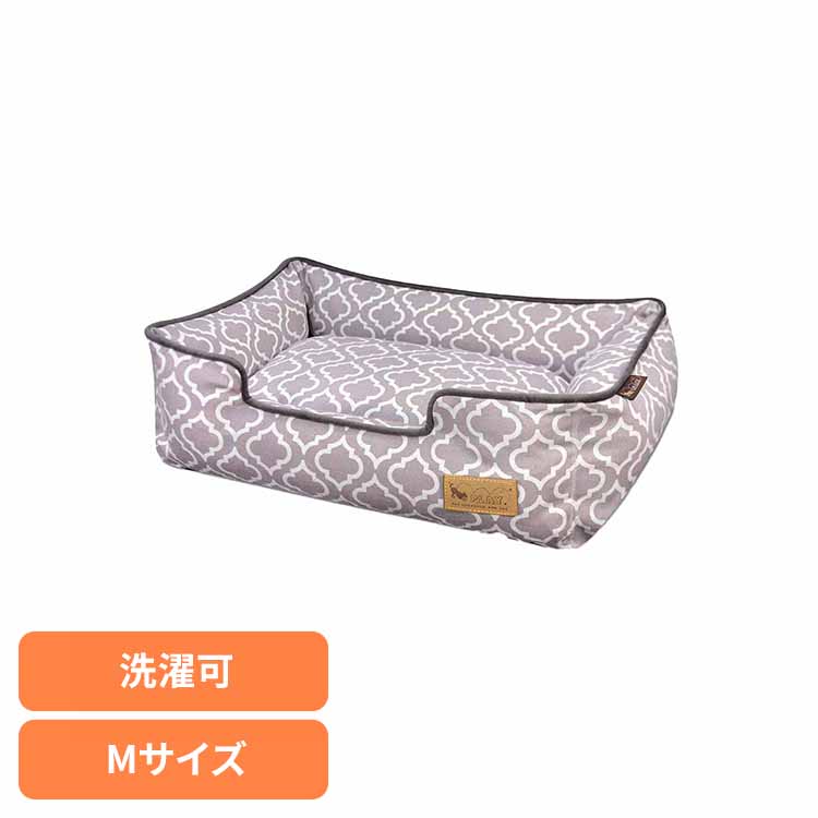 待ち合い室臥榻 M モロッカン 愛玩動物用臥榻 犬用臥榻 猫用臥榻 犬用座布団 猫用座布団 愛玩動物用座布団 あごのせ 洗い分かりやすい ずっと使える 青写真性 ルークラン[2606SI]