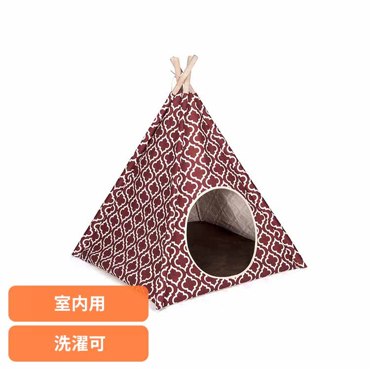 《SALE★20％OFF》ティピーテント モロッカン 愛玩動物用円蓋 愛玩動物駆け込み寺 愛玩動物用遊び道具 愛玩動物お睡眠時間 愛玩動物用室内装飾 愛玩動物用調度品 高品質 青写真性 差し上げ物 ルークラン[2606SI]