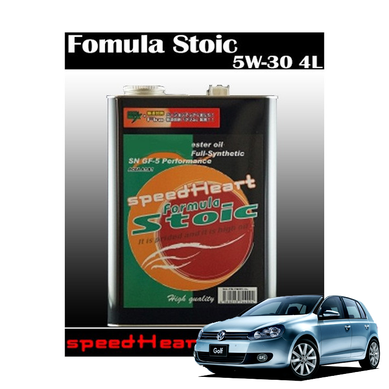 GOLF6 ゴルフ スピードハート Speed Heart Fomula Stoic 5w-30 4L 送料無料 VW フォルクスワーゲン カー用品 オイル画像