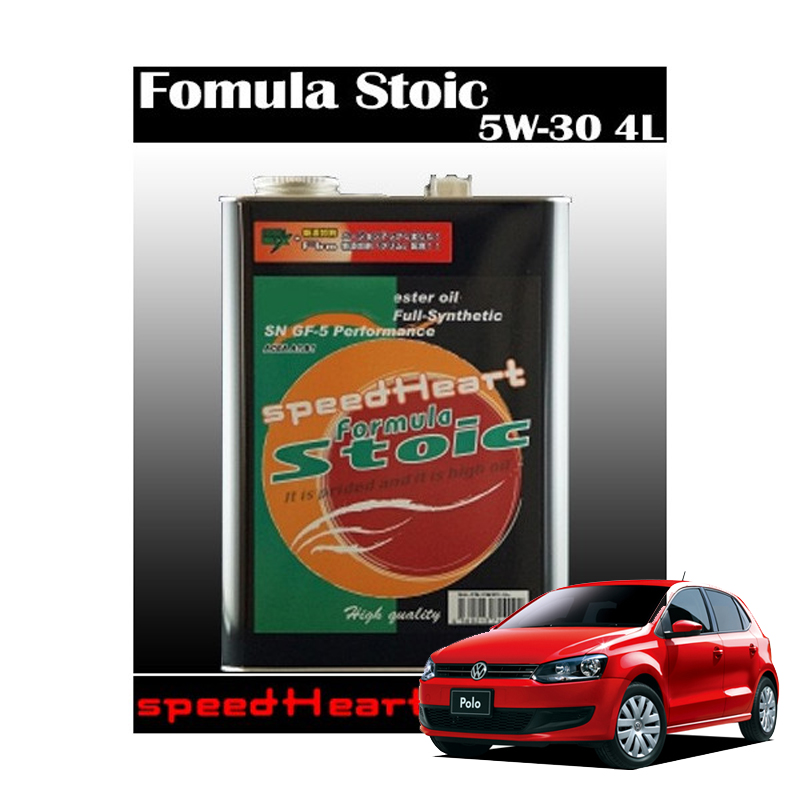 vw フォルクスワーゲン ポロ オイル スピードハート Speed Heart Fomula Stoic 5w-30 4L POLO 【送料無料】画像