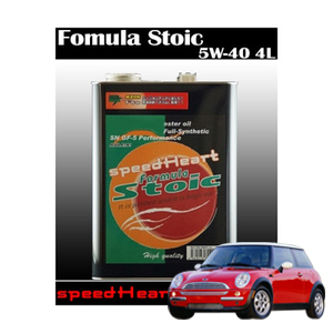 ミニ MINI R50 R53 オイル スピードハート Speed Heart Fomula Stoic 5w-40 4L 送料無料 ミニ カー用品 BMW画像