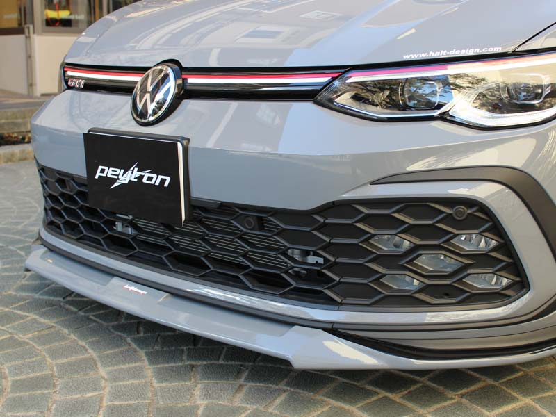 VW GOLF8 GTI フロントリップスポイラー FRP HALT エアロ パーツ フォルクスワーゲン｜peyton店