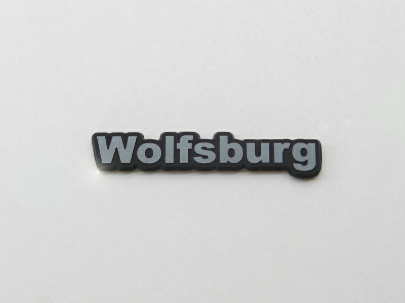 vw フォルクスワーゲン peytonオリジナル エンブレム シリーズ wolfsburg Mサイズ メーカー再生品