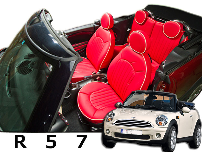 BMW MINI R57専用 CABANA オーダーメイドシートカバー　パークレーン　全シート 47,762円