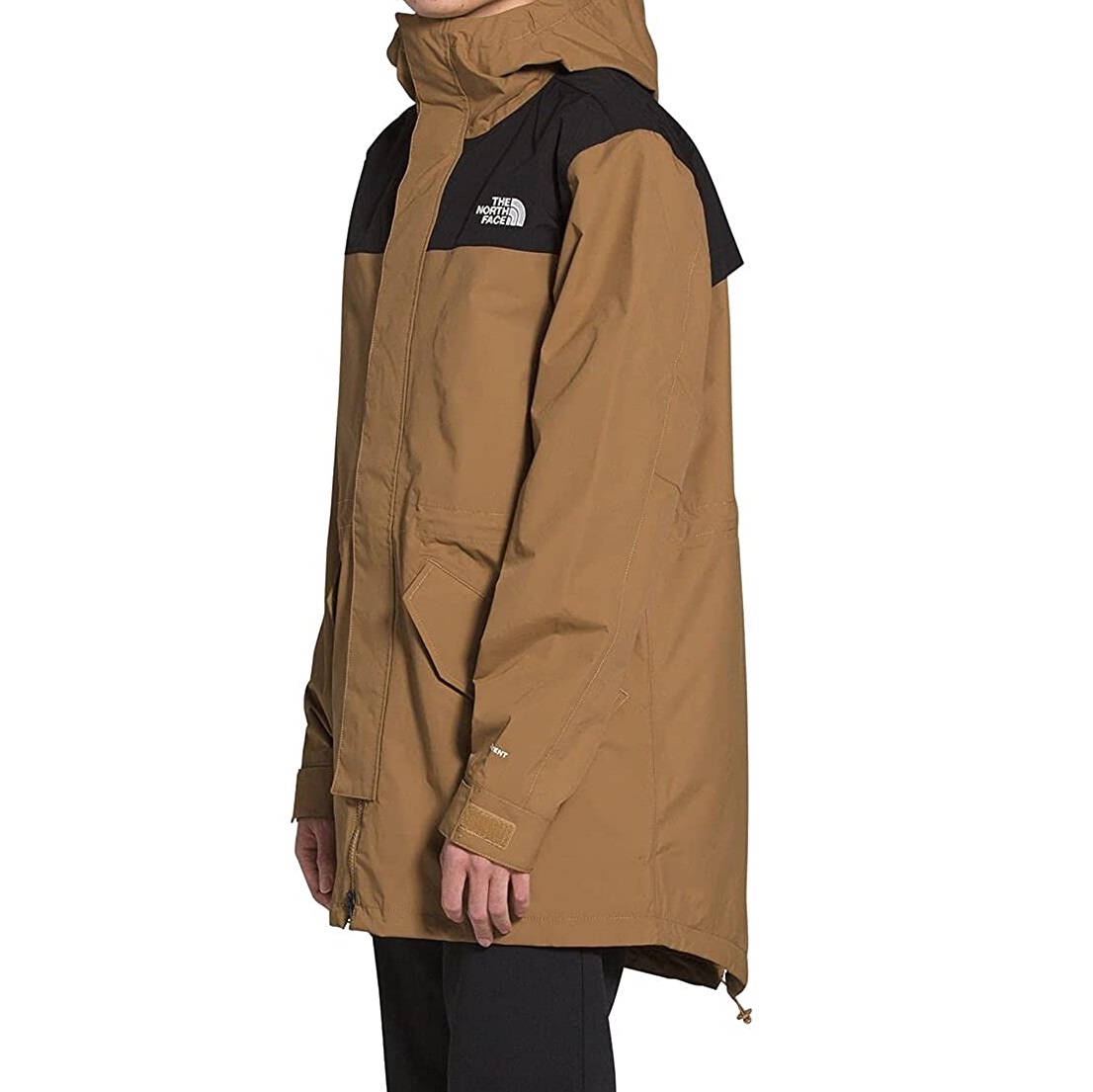 The North Face ザ 北の方人間の顔 City Breeze Rain Parka 雨 ジャンバー メンズ Utility Brown 撥給水 合羽 Dryvent 御山パーカー Opto Bi Be