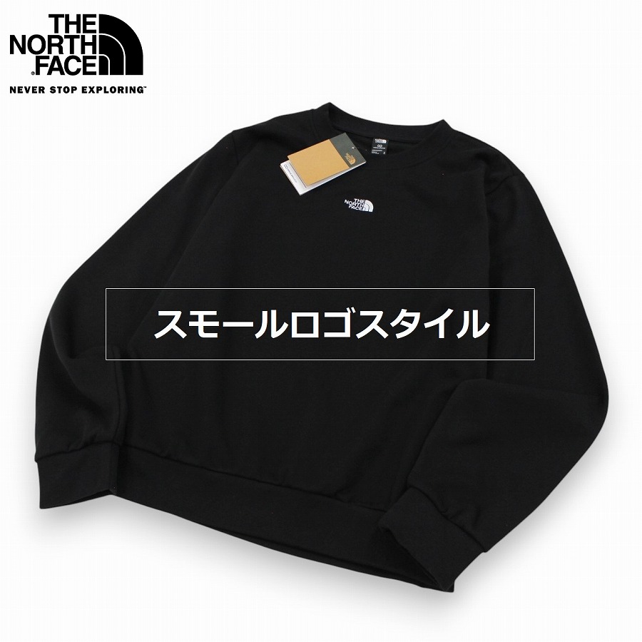 フォロー割❗ ノースフェイス クルーネックトップス 刺繍ロゴ M K602A フォロー割❗ ノースフェイス クルーネックトップス 刺繍ロゴ M K602A