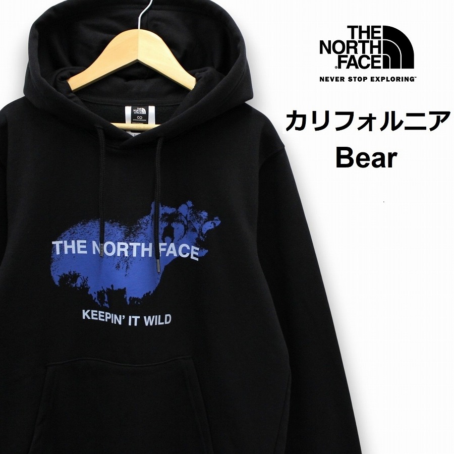 THE NORTH FACE ザ ノースフェイス ANIMALS WE LOVE BEAR HOODIE プルオーバー パーカー メンズ TNF BLACK 黒色 裏起毛