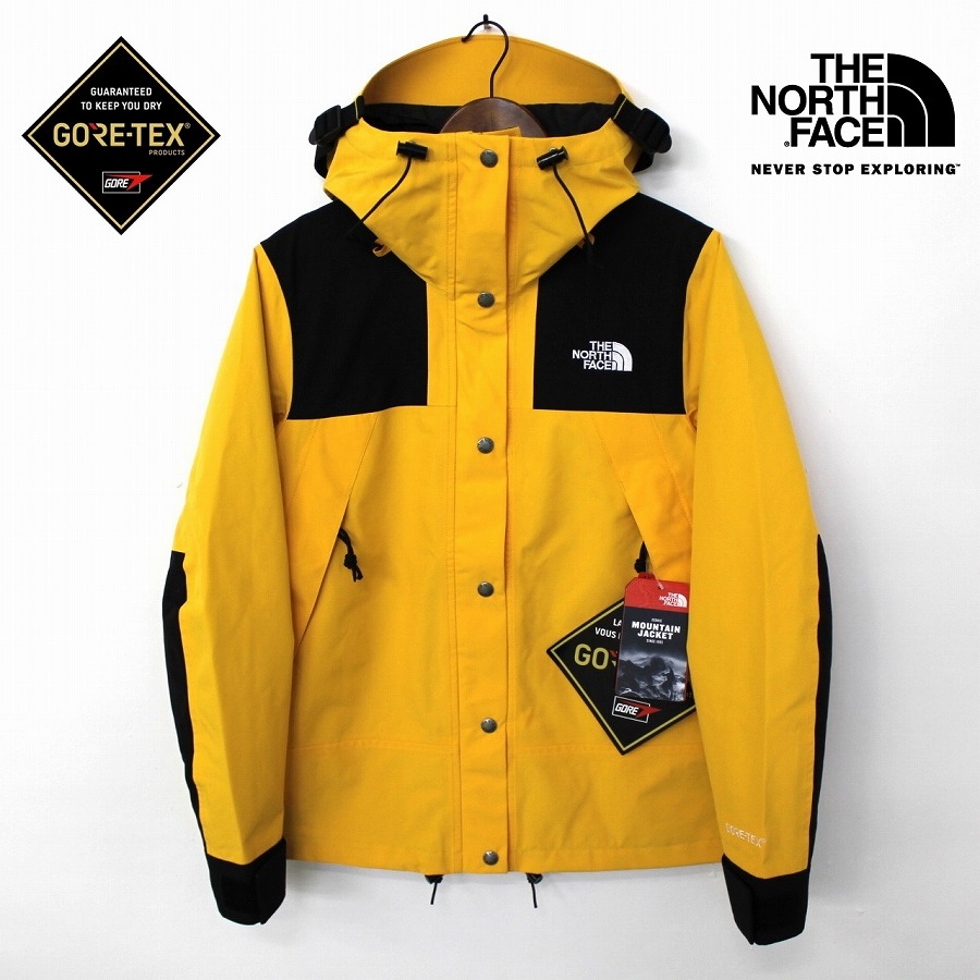 the north face 1990 mountain jacket gtx yellow