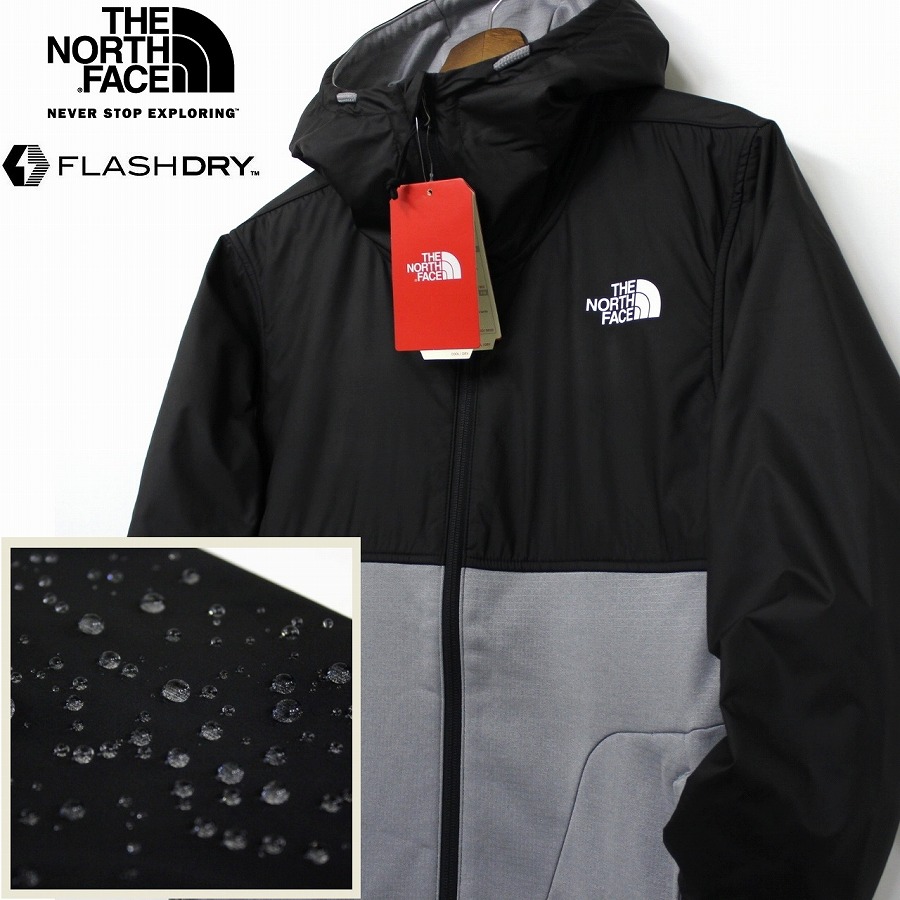 the north face train n logo full zip hooded jacket