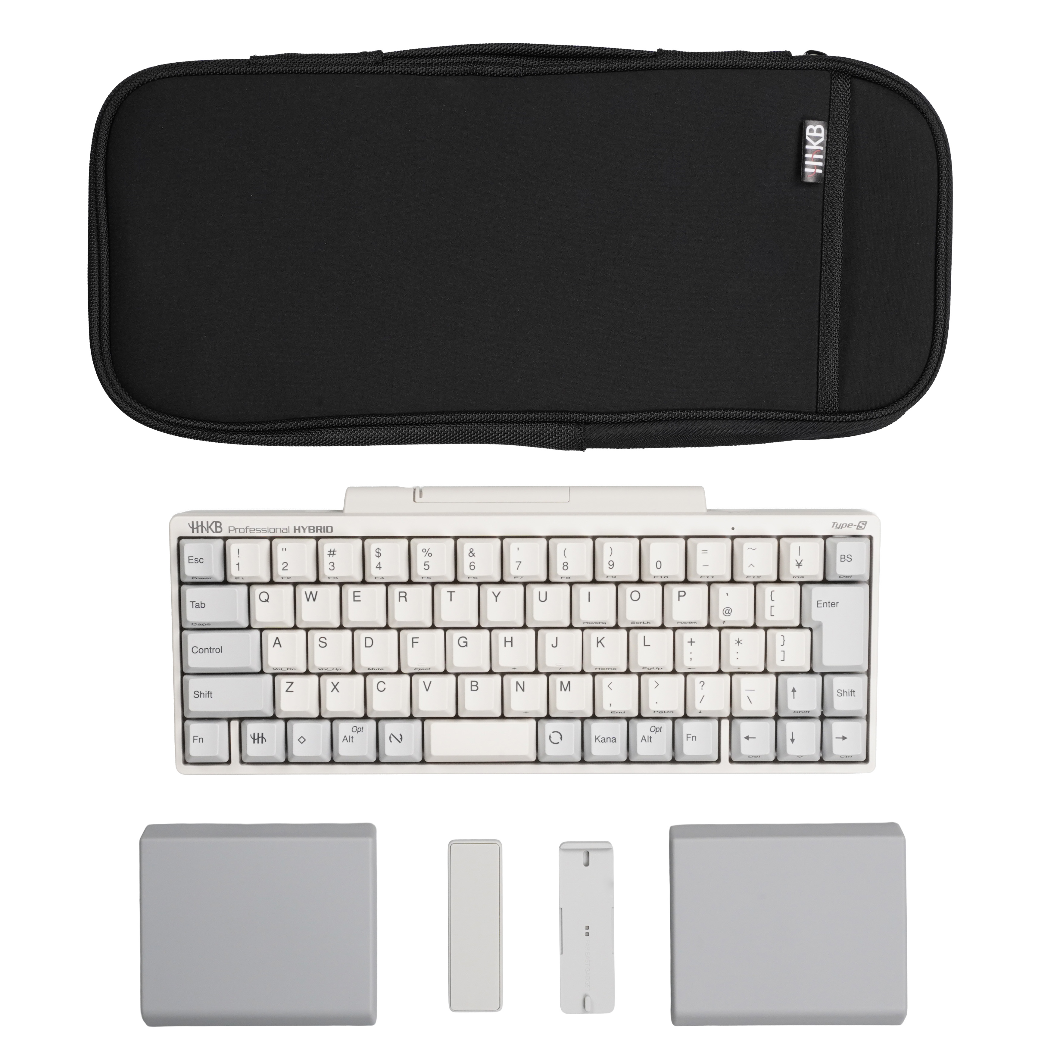 HHKB Professional HYBRID Type-S 日本語配列「白」フレキシブルワークセット|PFUダイレクト店