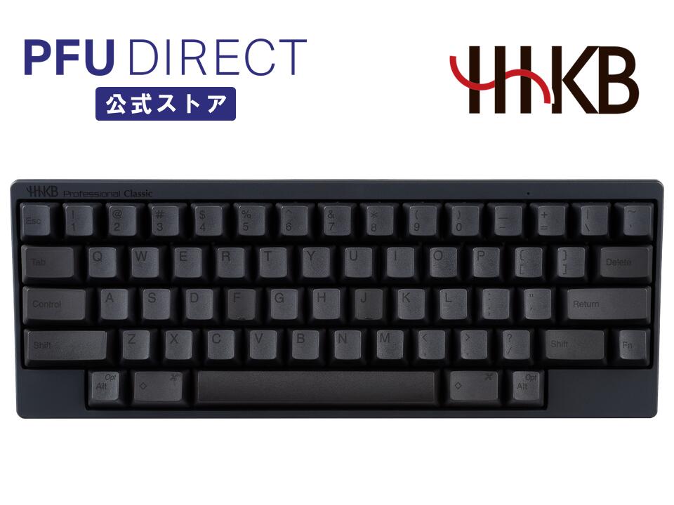 楽天市場】HHKB Professional HYBRID 無刻印／墨（英語配列） Bluetooth ワイヤレス キーボード USB  無線/有線両対応 高級 テンキーレス コンパクト 静電容量無接点 東プレ軸 HHKB : ＰＦＵダイレクト楽天市場店