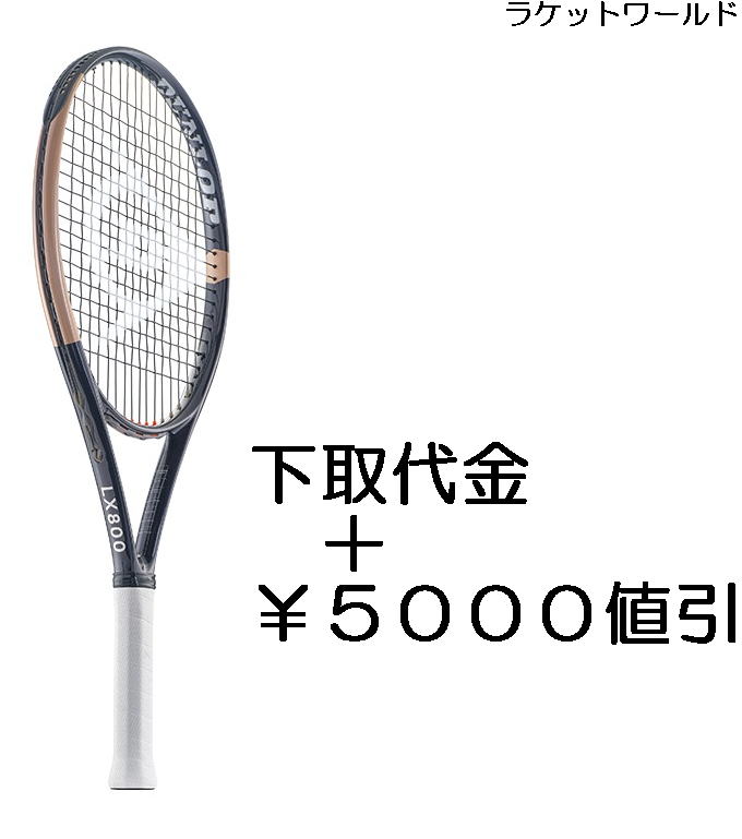 LX800(2025) ネイビー<br>（下取代金＋￥５０００値引）<br>新品：国内正規品<br>2025年8月発売<br>ナイロンガット（白色）張上げサービス付<br>下取りの詳細は、下記の商品説明欄にてご確認下さい。