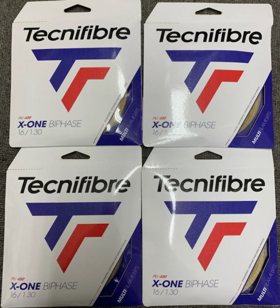 【パッケージ品×4張セット】 テクニファイバー:エックスワンバイフェイズ130NA (X-ONE BIPHASE 130 NA) 【メール便で発送】 【国内正規品】 【こちらは、難波店限定のメーカー取寄品です】