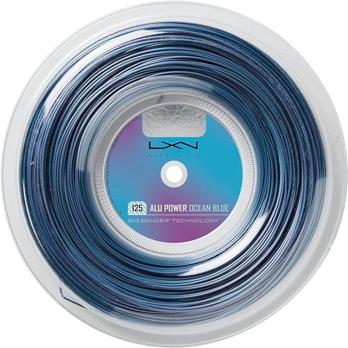 LUXILON - アルパワー 125 ICE BLUE テニスガット Amazon | Luxilon Big Banger ALU Power 125/17G アイスブルー