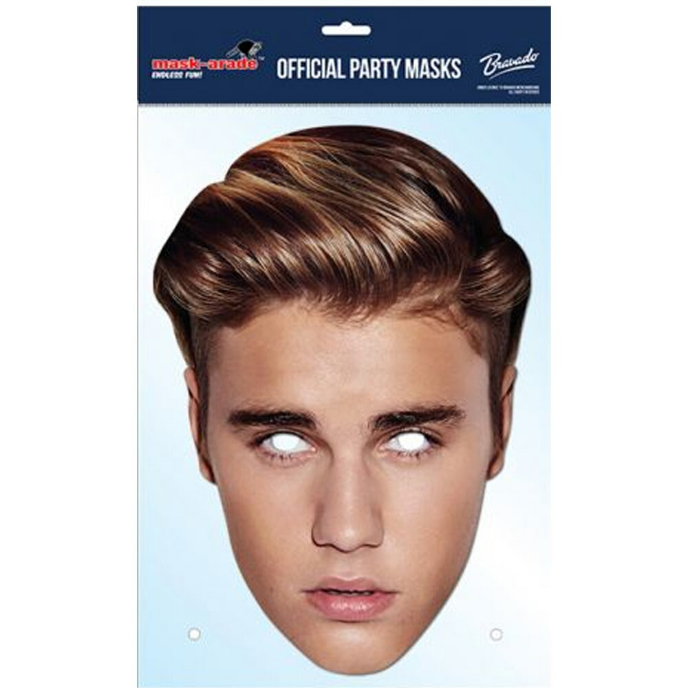 楽天市場 Justin Bieber ジャスティンビーバー Jb Mask ハロウィン ホビー雑貨 公式 オフィシャル Pgs