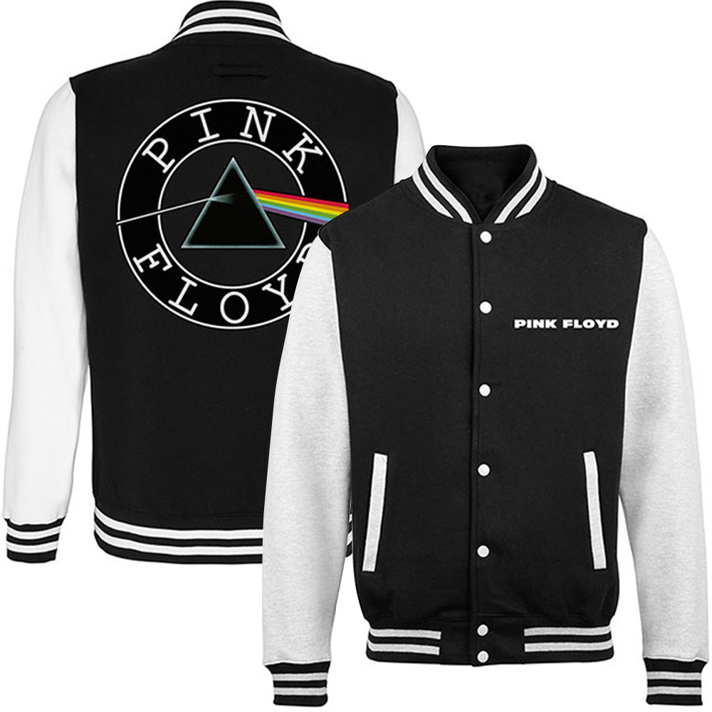 楽天市場 Pink Floyd ピンクフロイド 初来日50周年記念 Varsity Jacket Dark Side Of The Moon Circle Logo アウター メンズ 公式 オフィシャル Pgs