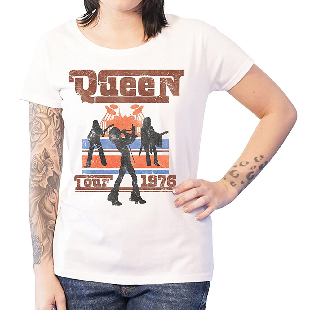 QUEEN オフィシャル/公式 Tシャツ「AUTOGRAPHS」 007 QUEEN official merch tシャツ 1979 ドイツツアー 白 - メルカリ