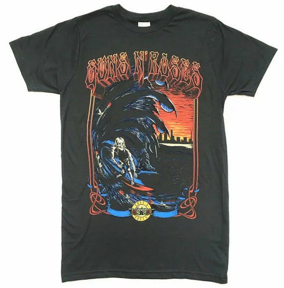 楽天市場 Guns N Roses ガンズアンドローゼズ デビュー35周年記念 Surf Tシャツ メンズ 公式 オフィシャル Pgs