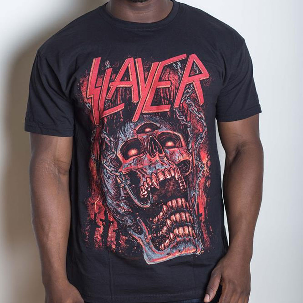 楽天市場 Slayer スレイヤー 結成40周年 Meat Hooks Tシャツ メンズ 公式 オフィシャル Pgs