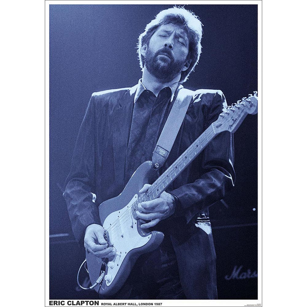 楽天市場 Eric Clapton エリッククラプトン 生誕75周年記念 Royal Albert Hall 1987 ポスター 公式 オフィシャル Pgs