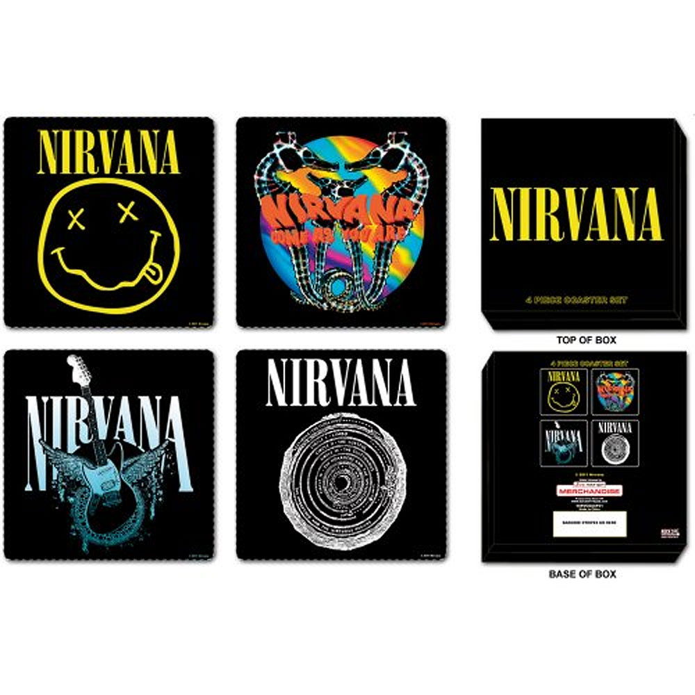 楽天市場 Nirvana ニルヴァーナ Nevermind 発売30周年 Mixed コースター 公式 オフィシャル Pgs