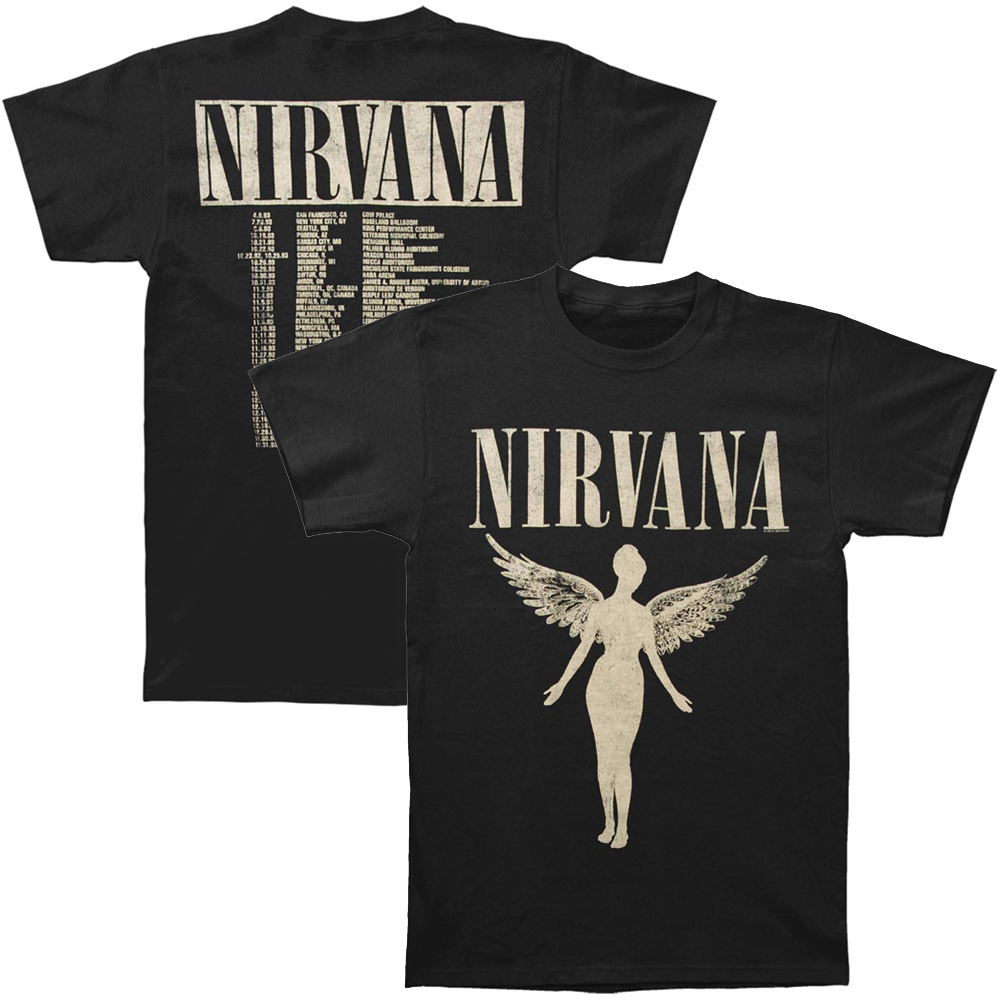 楽天市場 Nirvana ニルヴァーナ In Utero Tour バックプリントあり Tシャツ メンズ 公式 オフィシャル Pgs