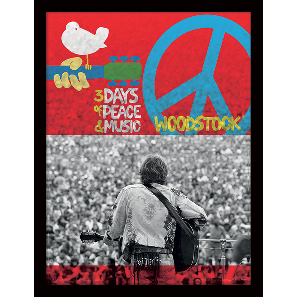 【額縁付き】A2 ポスター Woodstock ウッドストック LIVEポスター 額縁付き】 WOODSTOCK ウッドストック A2ポスター - メルカリ