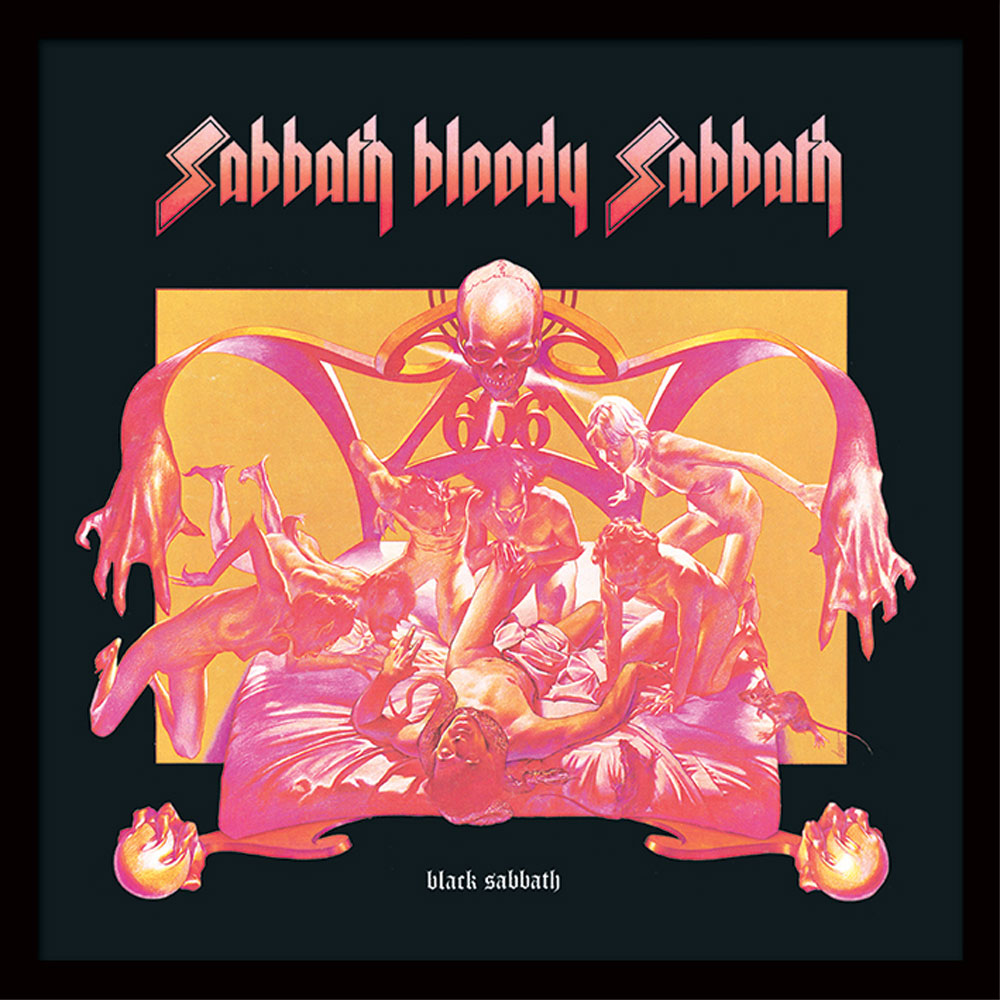 楽天市場 Black Sabbath ブラックサバス Sabbath Bloody Sabbath アルバム シリーズ額 インテリア額 公式 オフィシャル Pgs