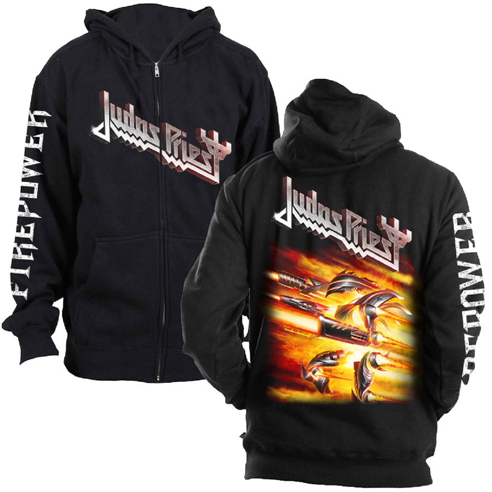 JUDAS PRIEST ジューダスプリースト - FIREPOWER / ジップ / パーカー・スウェット / メンズ 【公式 / オフィシャル】