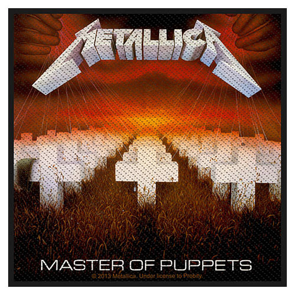 楽天市場 Metallica メタリカ 結成40周年 Master Of Puppets ワッペン 公式 オフィシャル Pgs