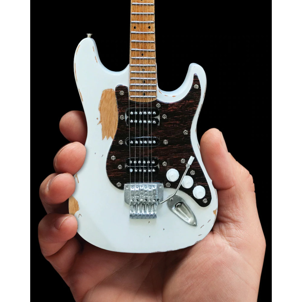 楽天市場 Motley Crue モトリークルー 結成40周年 Mick Mars Vintage White Mini Guitar ミニチュア楽器 公式 オフィシャル Pgs