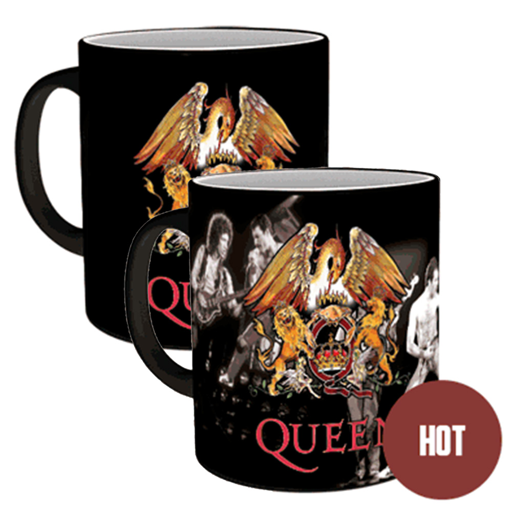 楽天市場 Queen クイーン 結成50周年記念 Crest マジック マグカップ マグカップ 公式 オフィシャル Pgs