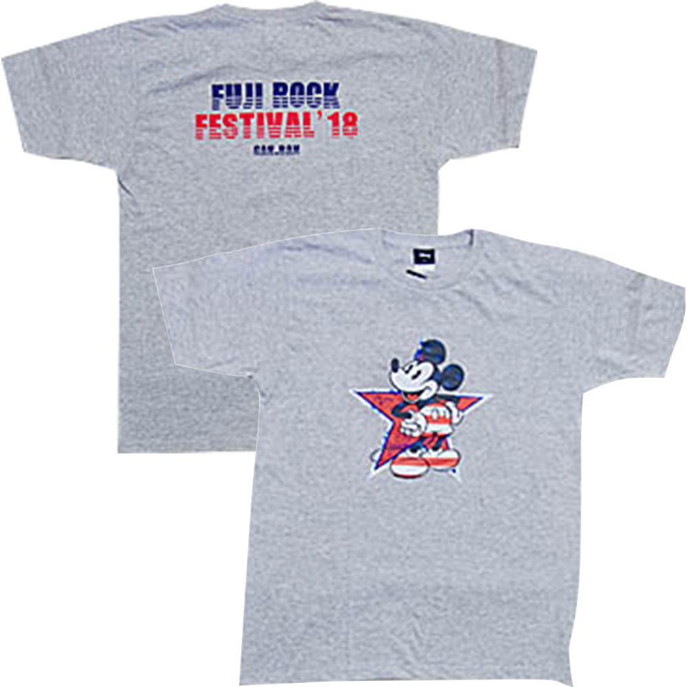 楽天市場 Mickey Mouse ミッキーマウス フジロック 18 Gan Ban 限定 Tシャツ メンズ 公式 オフィシャル Pgs