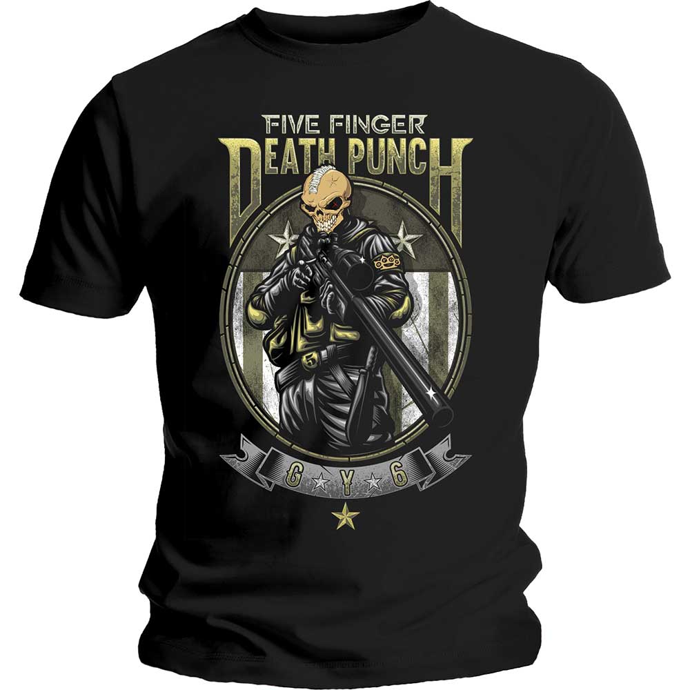 楽天市場 Five Finger Death Punch ファイヴフィンガーデスパンチ Sniper Tシャツ メンズ 公式 オフィシャル Pgs
