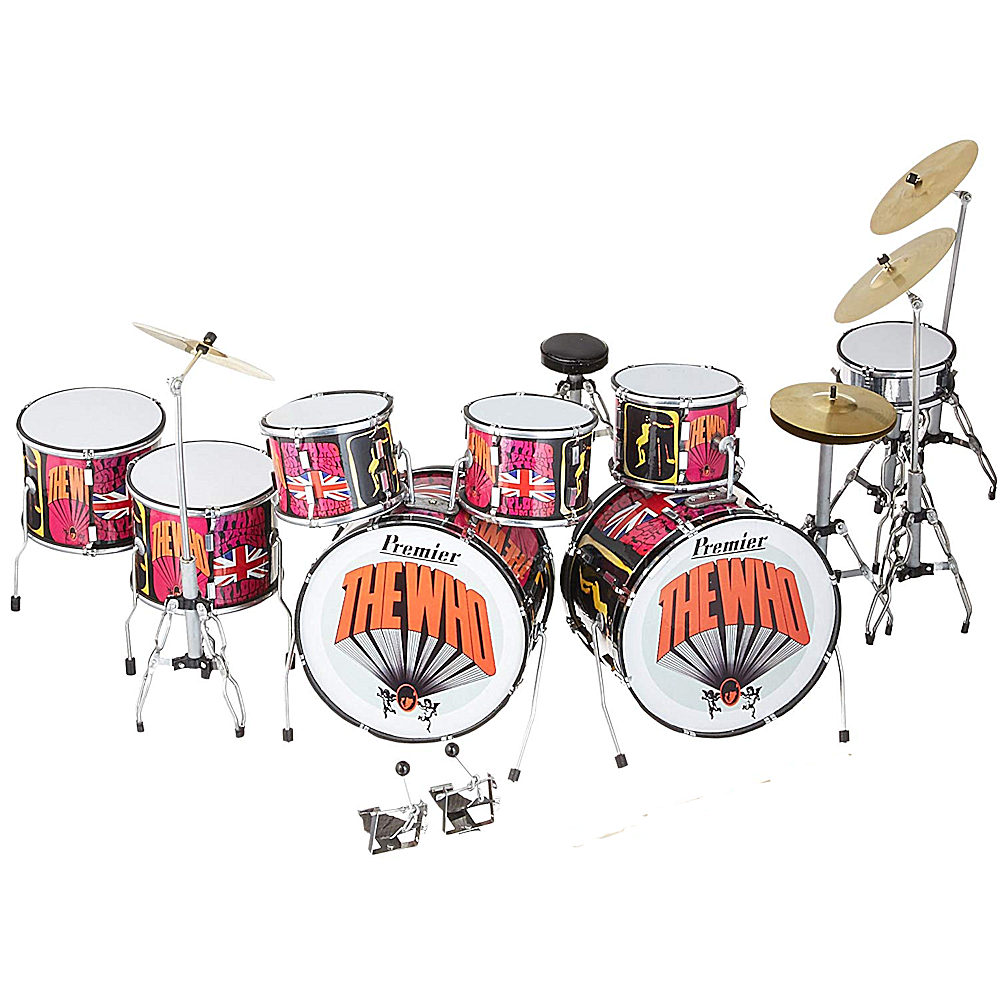 THE WHO ザ・フー - Keith Moon Drum Set（限定） / ミニチュア楽器