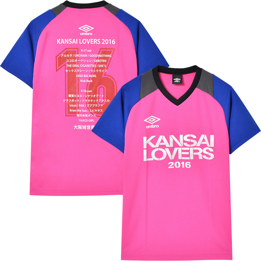 楽天市場 Kansai Lovers カンラバ 16 ドライtシャツ バックプリントあり Umbro ブランド Tシャツ メンズ 公式 オフィシャル Pgs