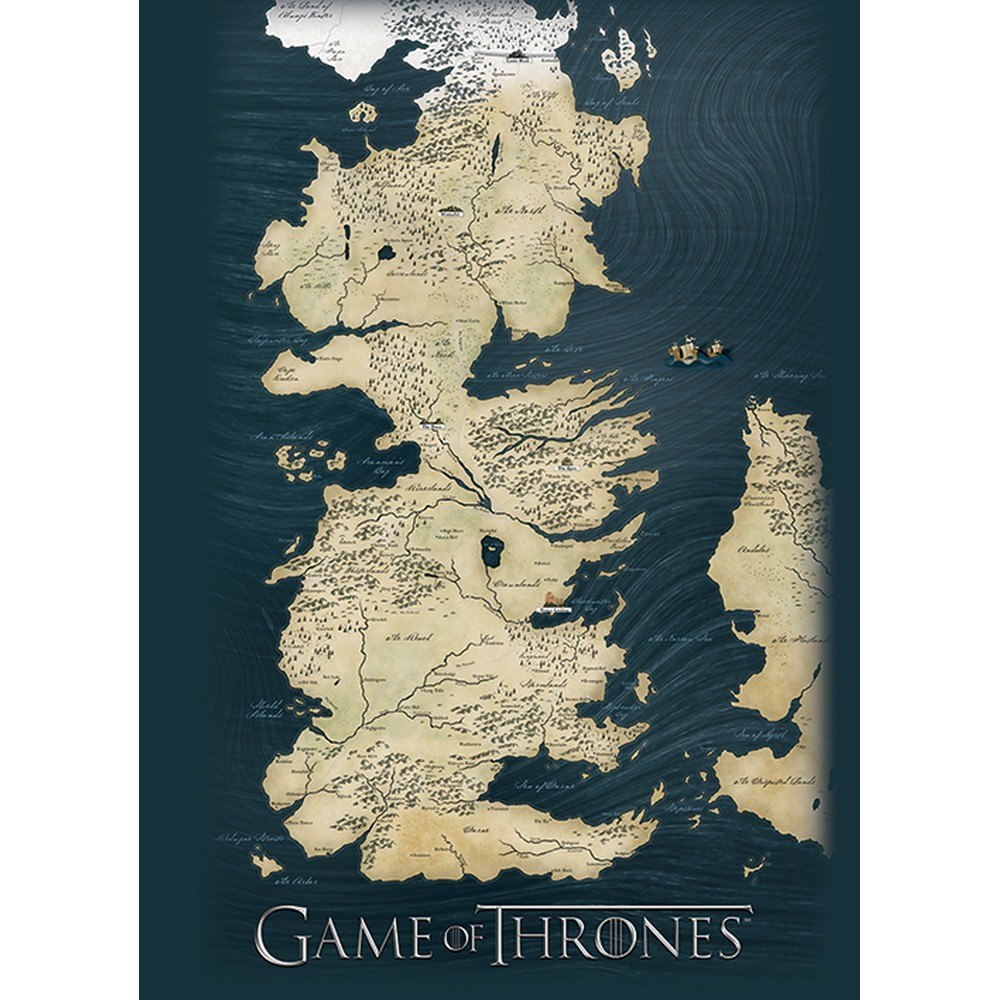楽天市場 Game Of Thrones ゲーム オブ スローンズ Map ポストカード レター 公式 オフィシャル Pgs