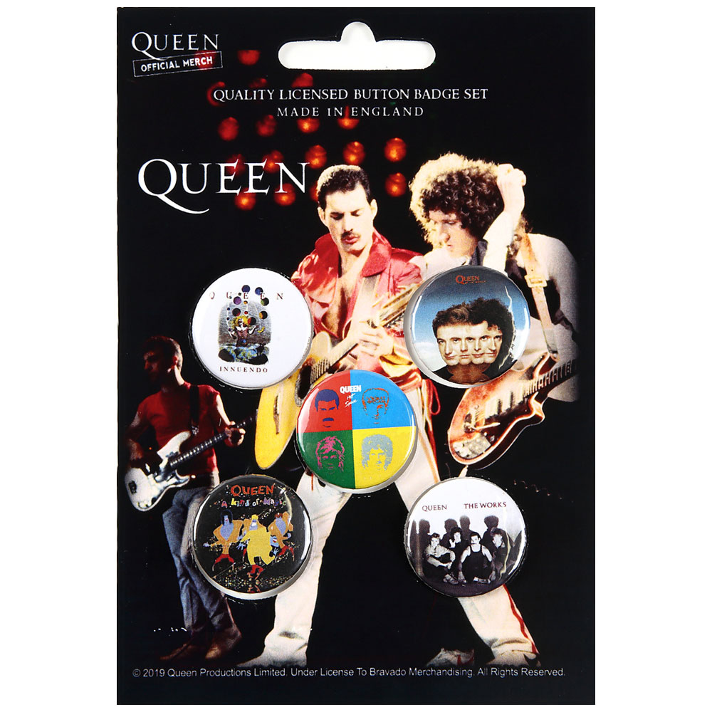 楽天市場 Queen クイーン 結成50周年記念 Later Albums バッジ 公式 オフィシャル Pgs