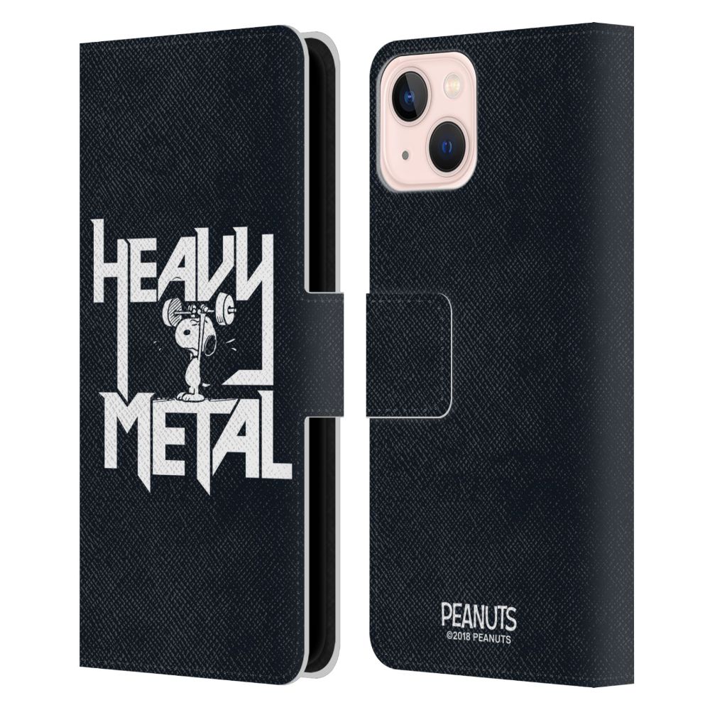 楽天市場 Peanuts スヌーピー 70周年記念 Snoopy Heavy Metal レザー手帳型 Iphoneケース 公式 オフィシャル Pgs