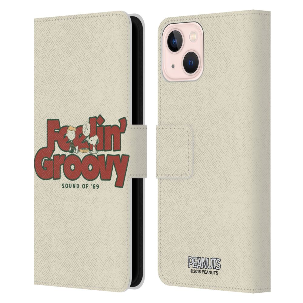 楽天市場 Peanuts スヌーピー 70周年記念 Schroeder Snoopy Groovy レザー手帳型 Iphoneケース 公式 オフィシャル Pgs