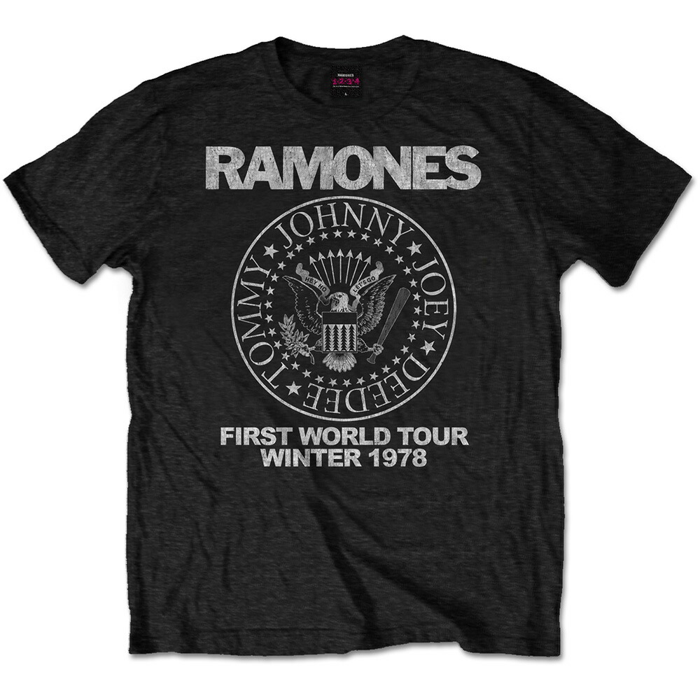 楽天市場】ラモーンズ RAMONES メンズ半袖Tシャツ ロックTシャツ