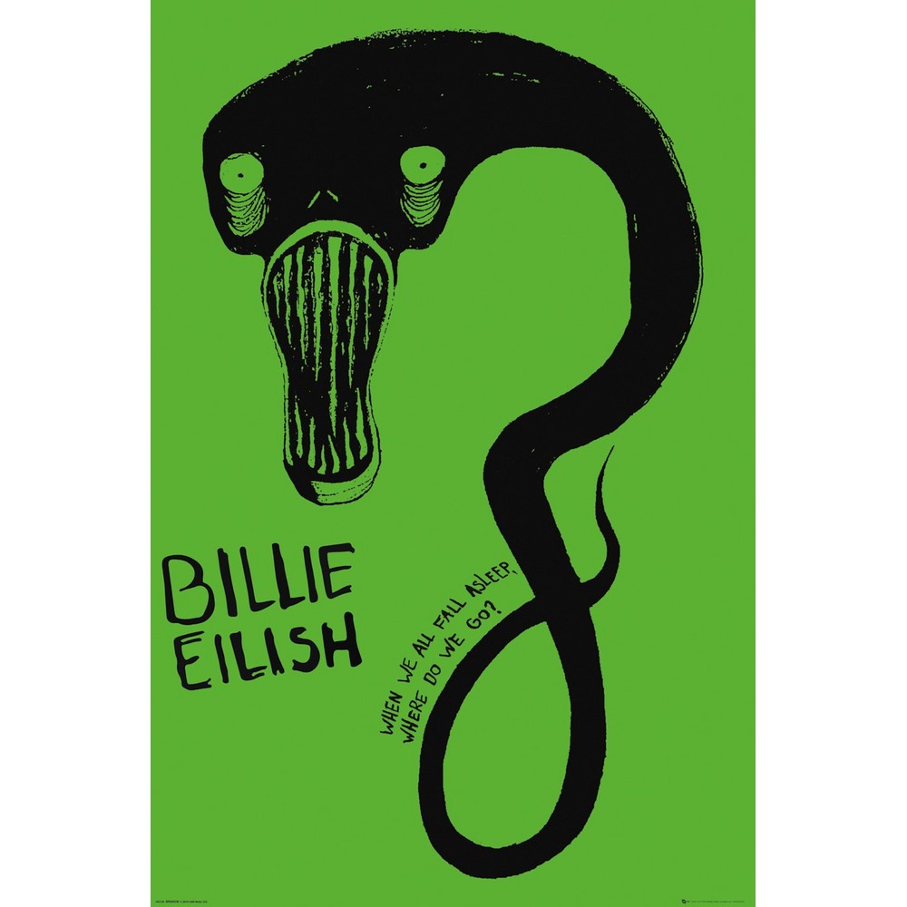 楽天市場 Billie Eilish ビリーアイリッシュ デビュー5周年 Ghoul ポスター 公式 オフィシャル Pgs