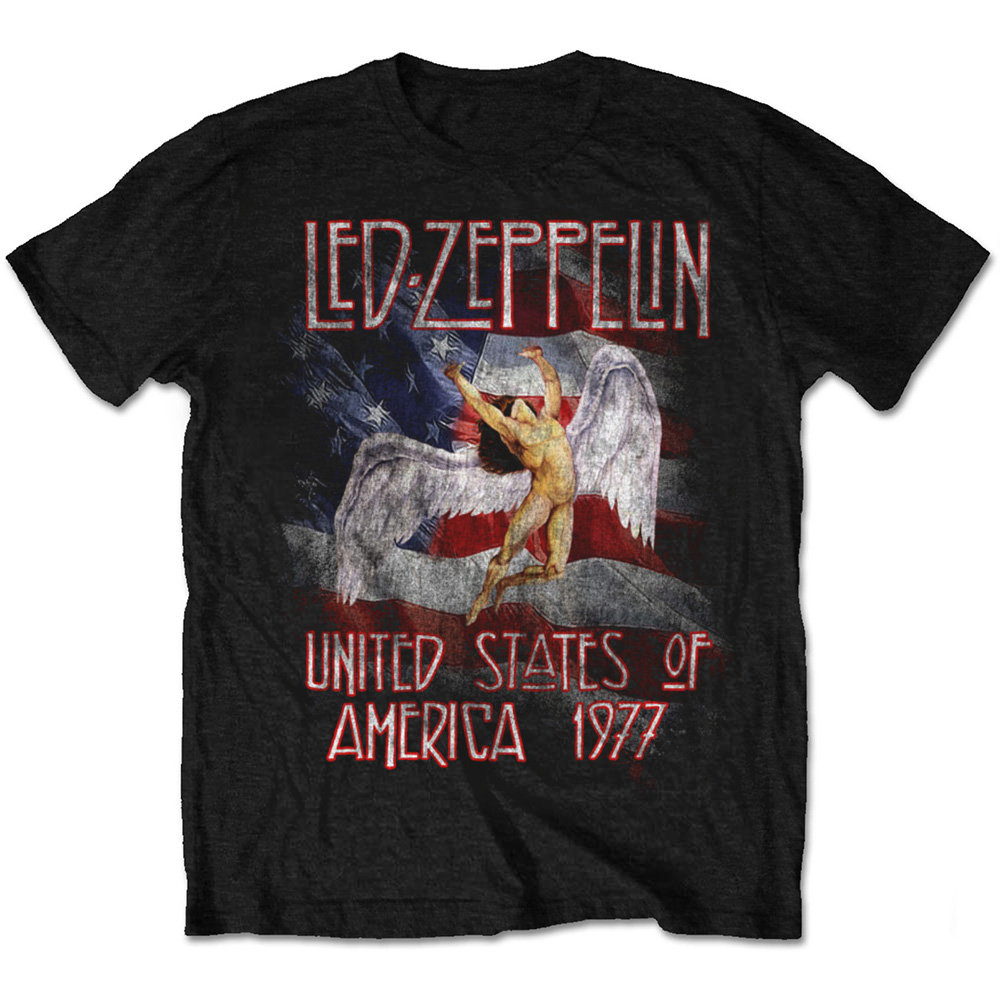 訳アリ未使用 LED ZEPPELIN レッド ツェッペリン Tシャツ L Led Zeppelin レッドツェッペリン ツアーTシャツ アメリカン